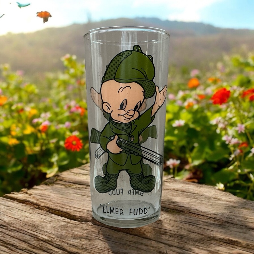 Elmer Fudd Glass - Pepsi Collectible Cartoon Glass